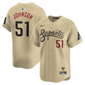 Randy Johnson #51 Arizona Diamondbacks Nike City Connect Limited Retired Player Jersey - Sand