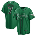 Reddick Kelly Kelce White Limited Baseball Jersey - Black