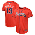 Atlanta Braves Nike Youth Ronald Acu����A Jr. Alternate Limited Player Jersey - Red