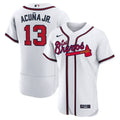 Ronald Acuna Jr. #13 Atlanta Braves Los Bravos Limited Jersey - White