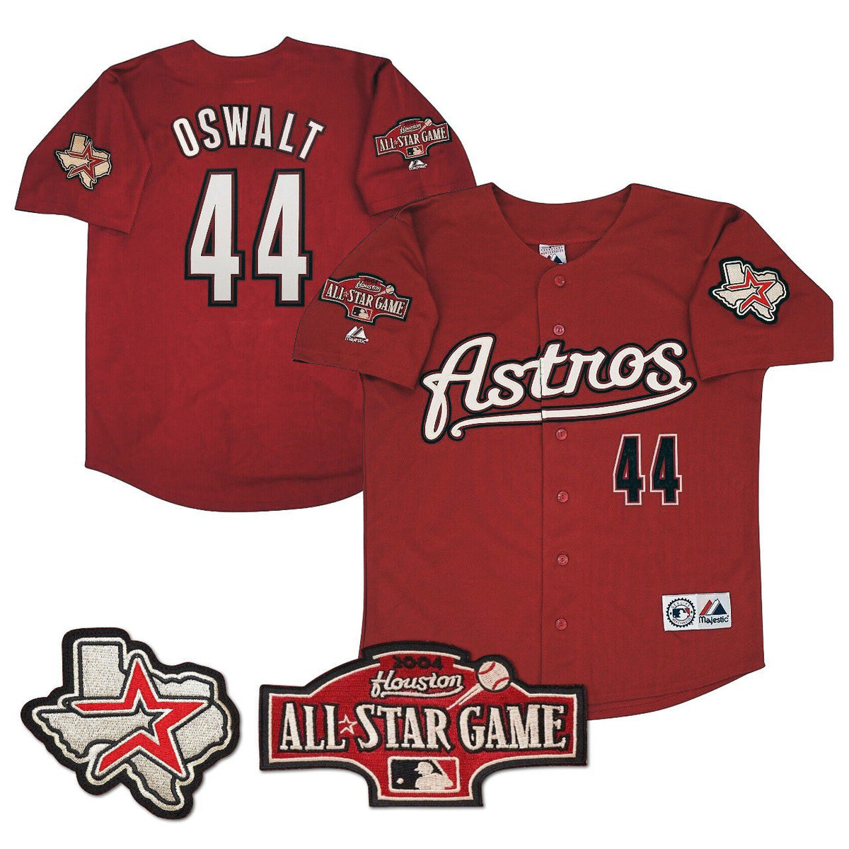 Roy Oswalt #44 Houston Astros 2004 Limited Jersey - Red