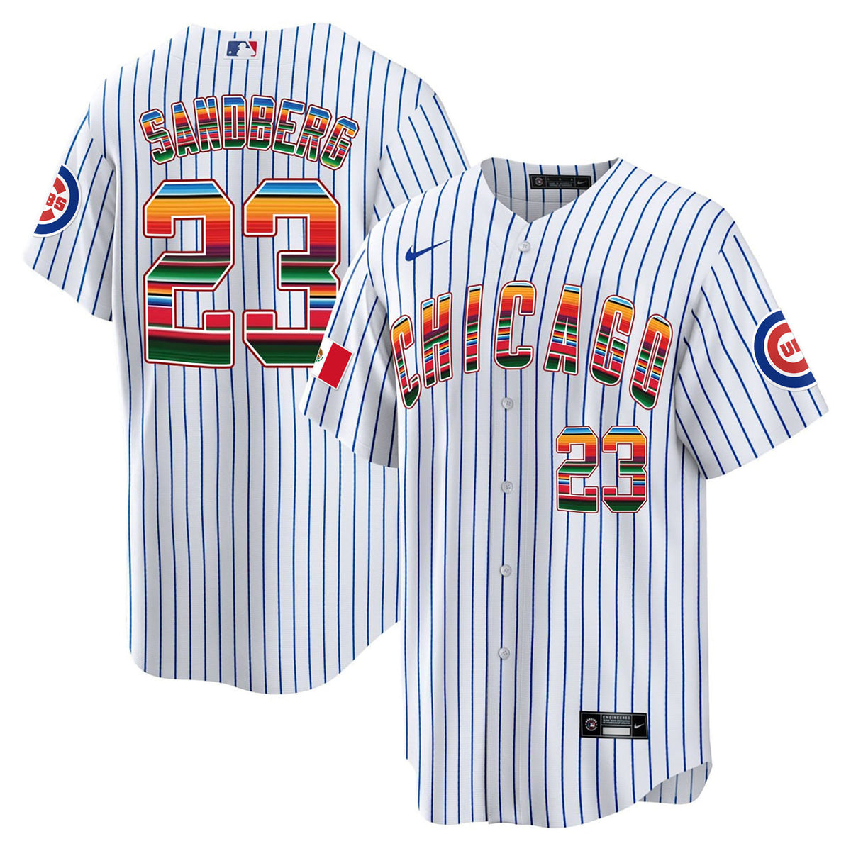 Ryne Sandberg #23 Chicago Cubs Mexico Limited Cool Base Jersey - White