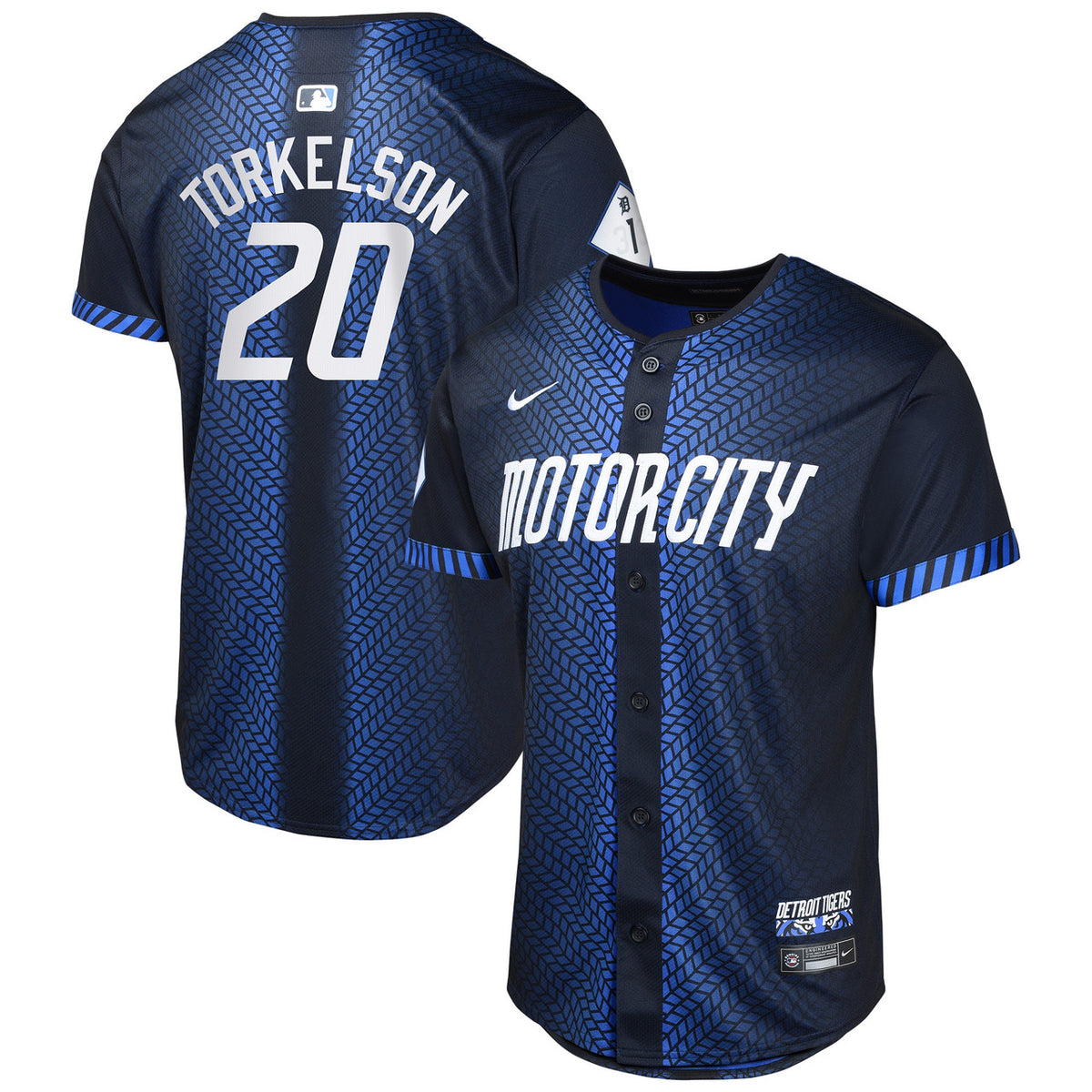 Spencer Torkelson #20 Detroit Tigers Nike Youth 2024 City Connect Limited Jersey - Navy