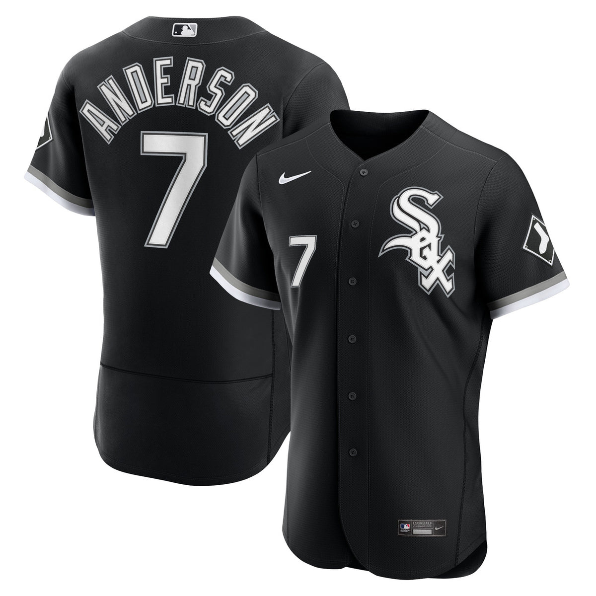Tim Anderson #7 Chicago White Sox Nike Alternate Authentic Player Jersey - Black
