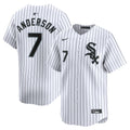Tim Anderson #7 Chicago White Sox Nike Home Limited Player Jersey - White