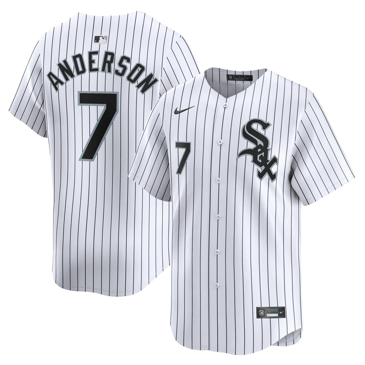 Tim Anderson #7 Chicago White Sox Nike Home Limited Player Jersey - White