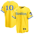 Trevor Story #10 Boston Red Sox Nike City Connect Limited Player Jersey - Gold