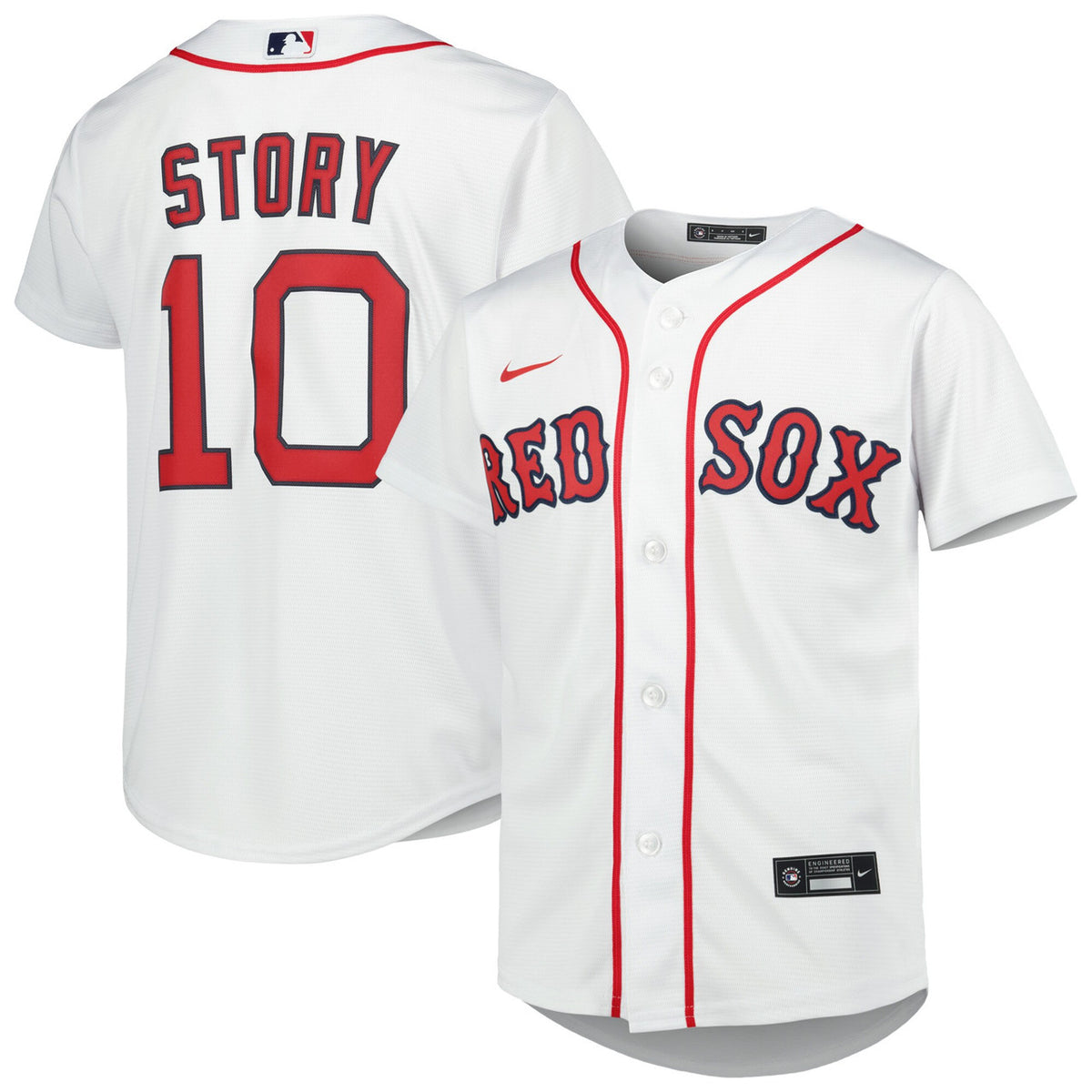 Trevor Story #10 Boston Red Sox Nike Youth Alternate Limited Player Jersey - White