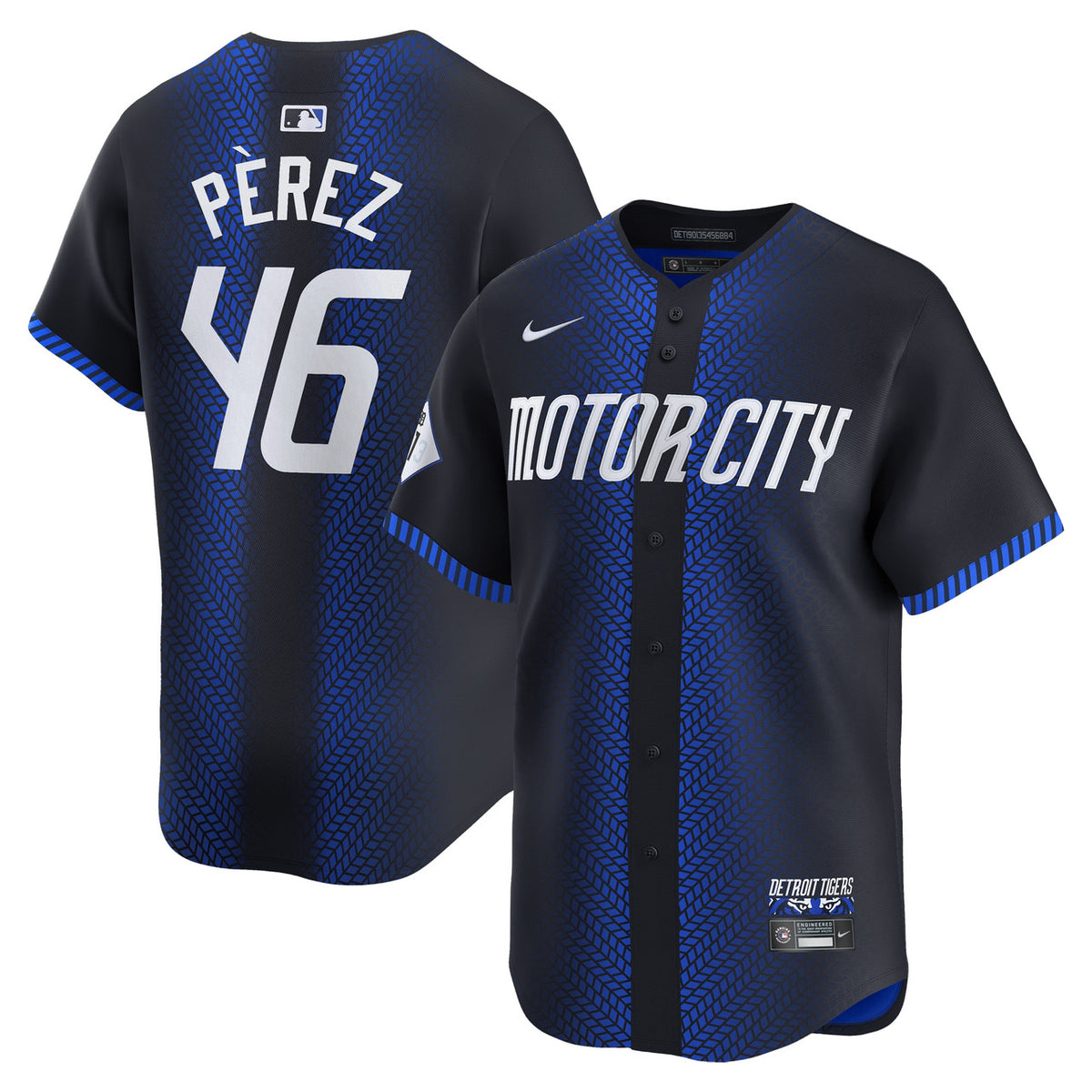 Wenceel Perez Detroit Tigers Nike 2024 City Connect Limited Jersey - Navy