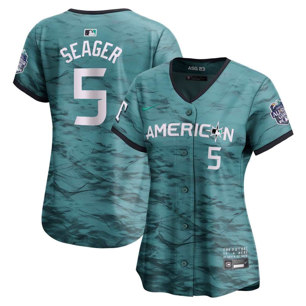 American League Women'S 2023 All-Star Game Jersey - Teal