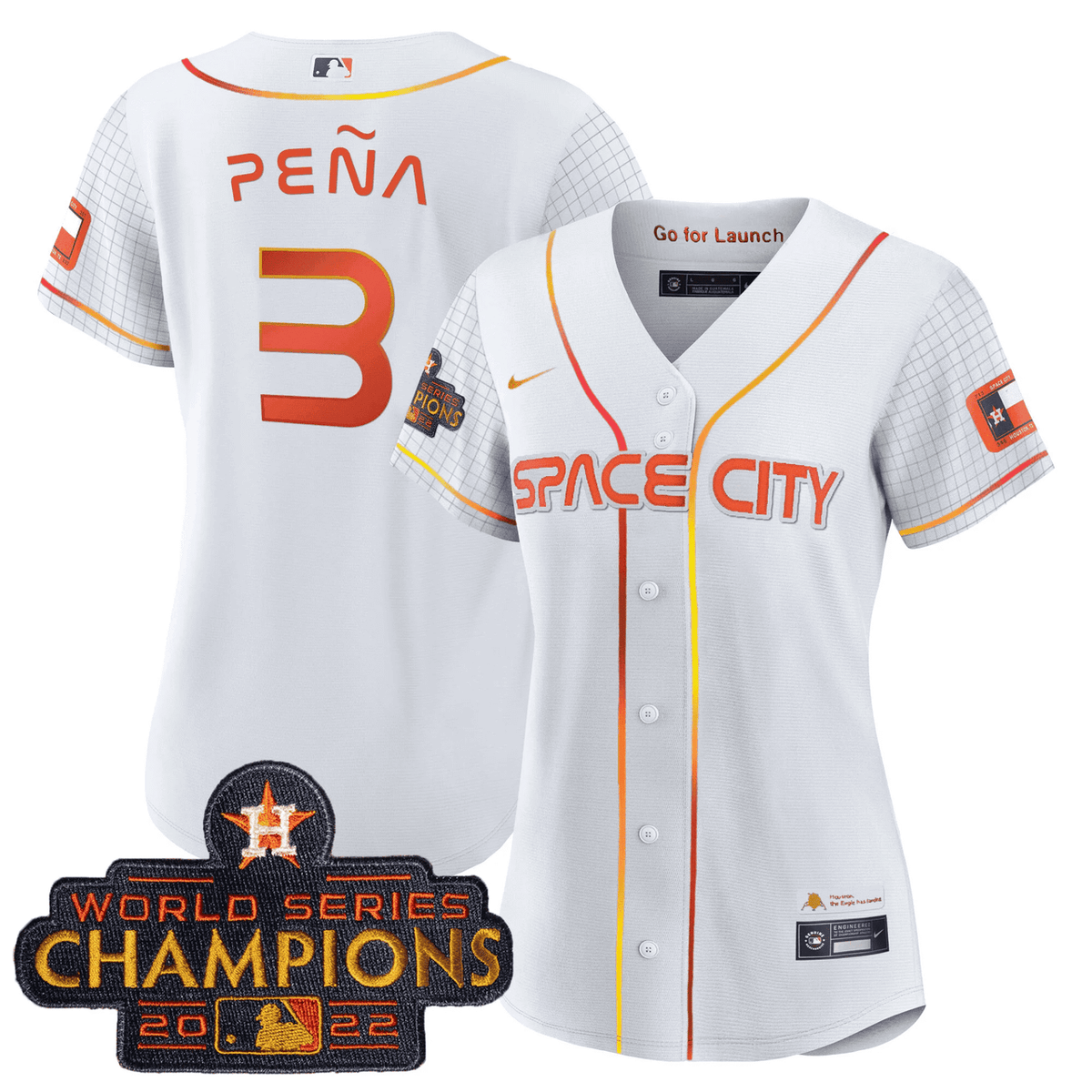Houston Astros Women'S 2023 Space City Champions Limited Jersey