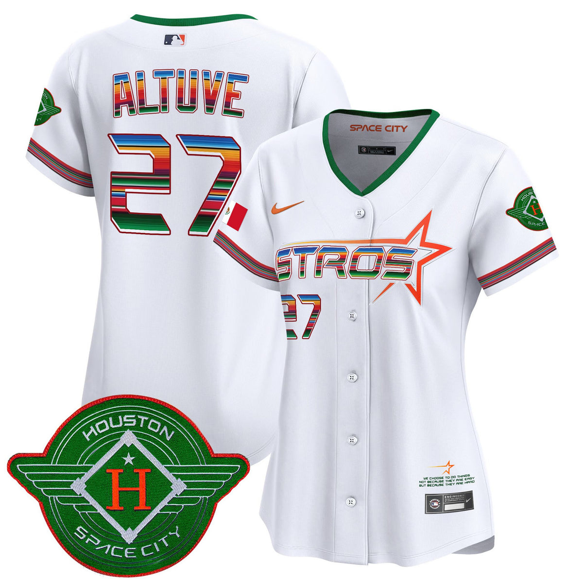 Houston Astros Women'S 2025 City Connect Mexico Vapor Premier Limited Jersey