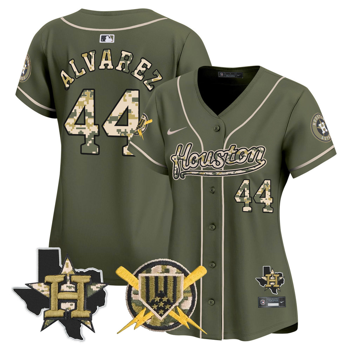 Houston Astros Women'S Armed Forces Day Vapor Premier Limited Jersey