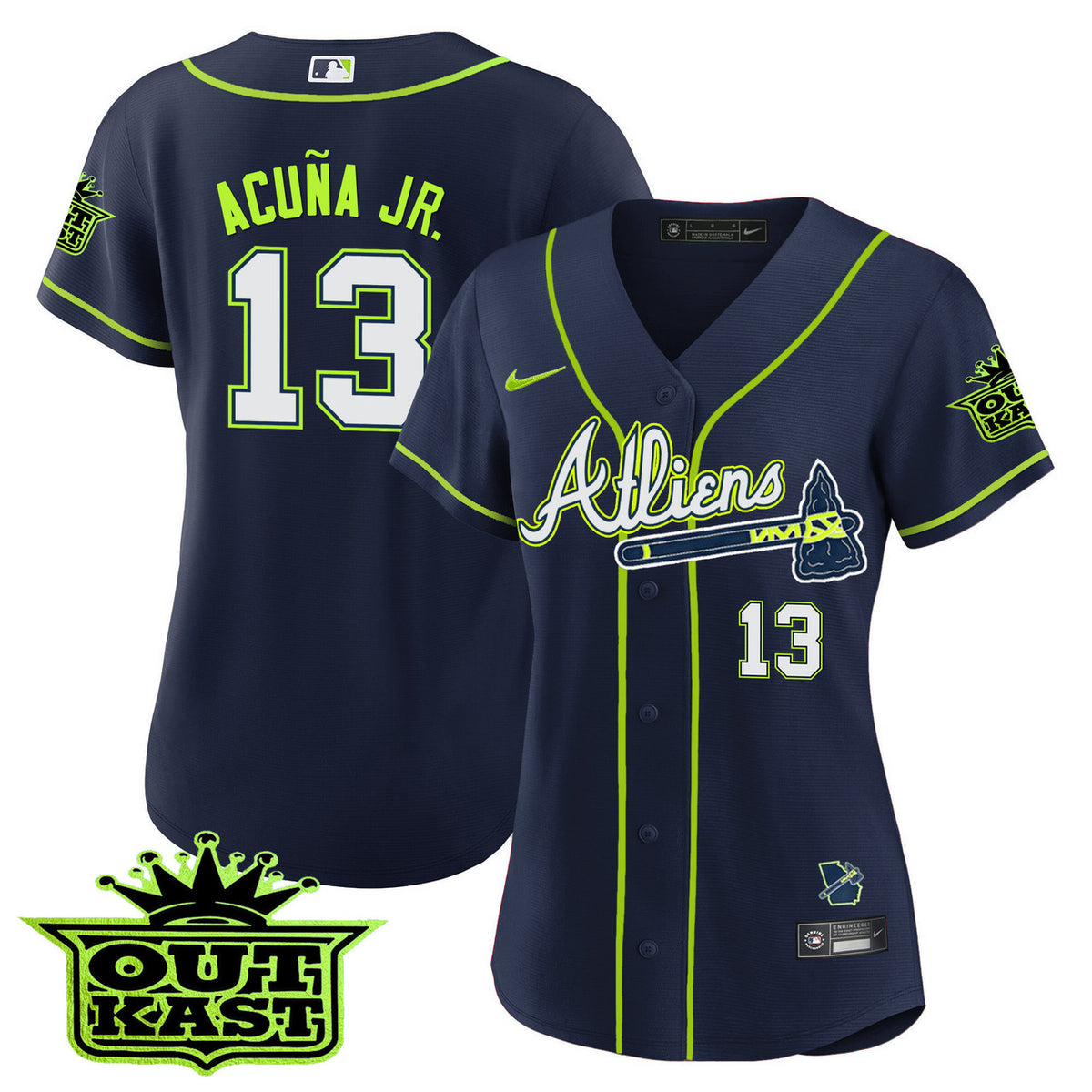 Atlanta Braves Women'S Atliens Limited Jersey