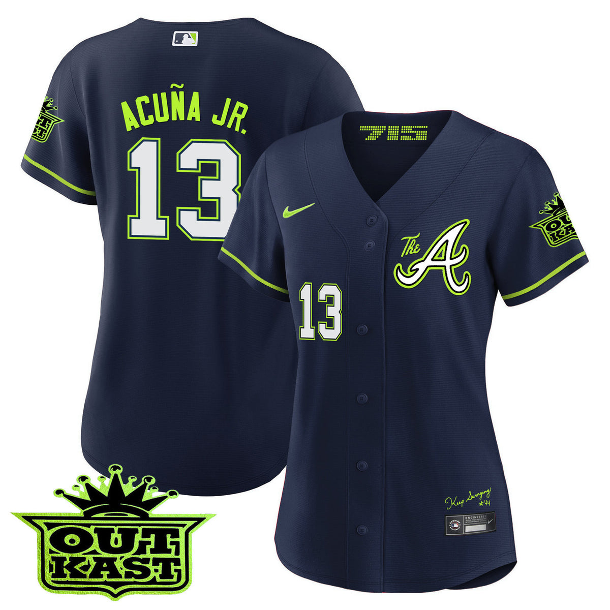 Atlanta Braves Women'S Atliens A Limited Baseball Jersey