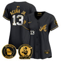Hank Aaron #44 Atlanta Braves Women'S 715Th Home Run Patch Vapor Premier V2 Limited Jersey