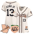 Atlanta Braves Women'S Peach Vapor Premier Limited Jersey