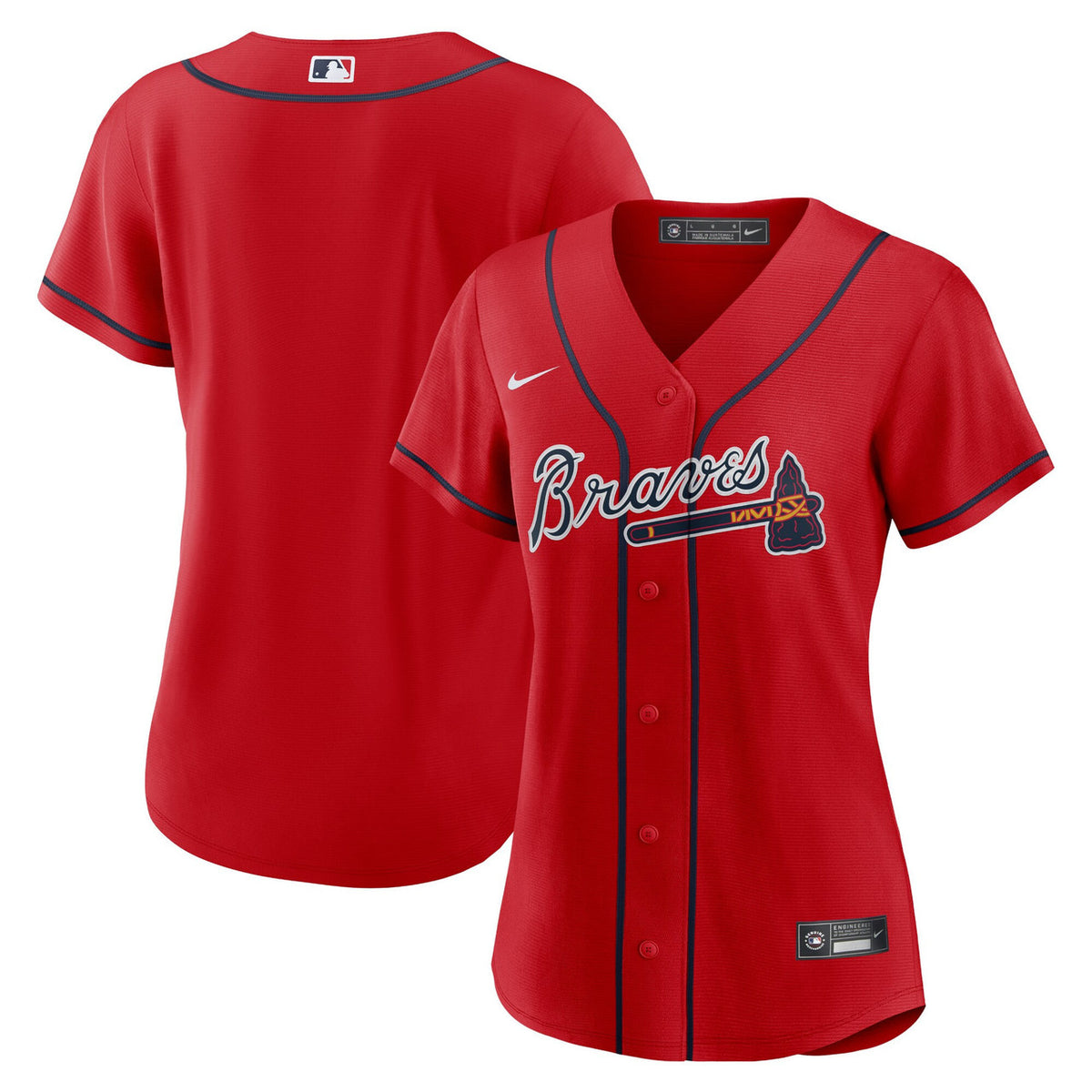 Atlanta Braves Women'S Limited Team Jersey - Red