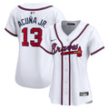 Ronald Acuna #13 Atlanta Braves Nike Women'S Home Limited Player Jersey - White