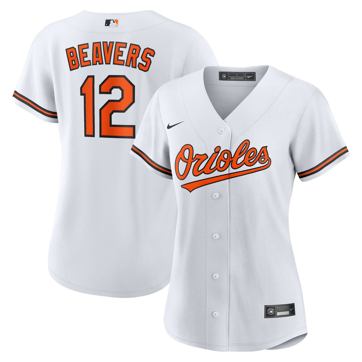 Dylan Beavers Baltimore Orioles Nike Women'S Home Limited Jersey - White