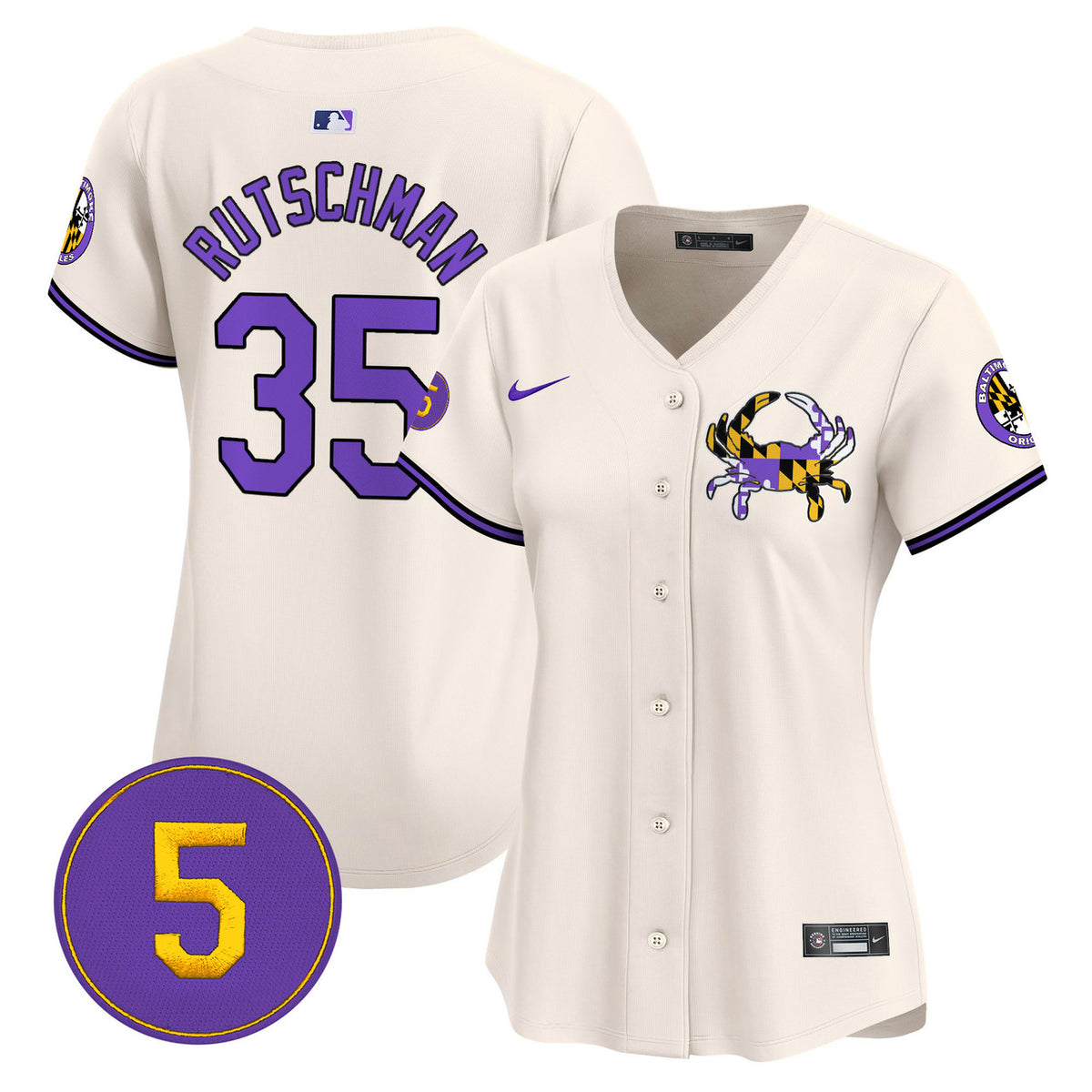 Baltimore Orioles Women'S Vapor Premier Limited Jersey - Purple