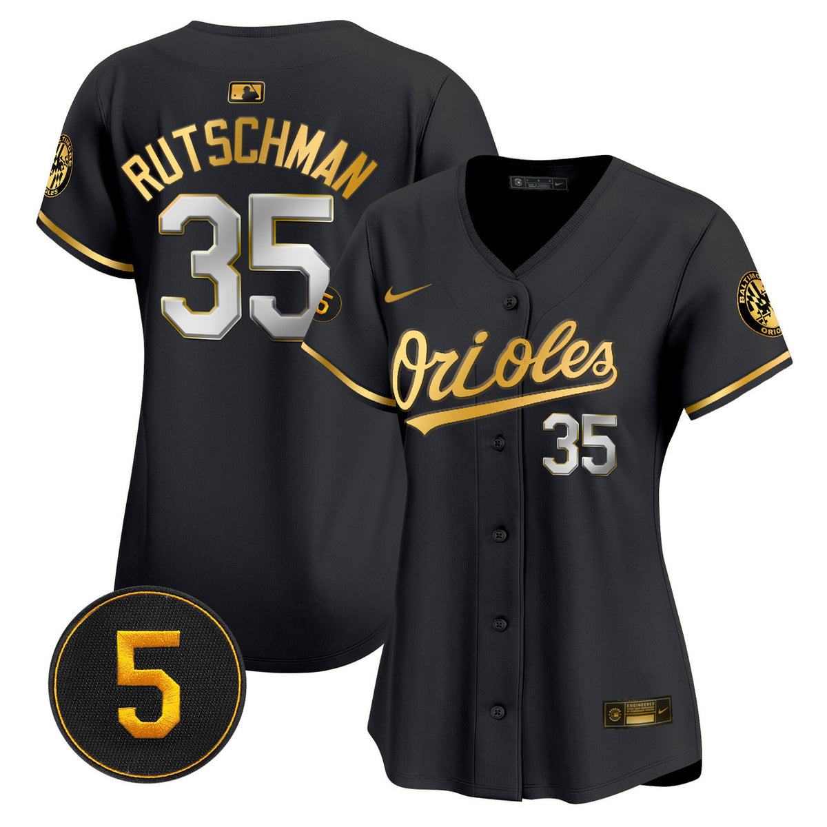 Robinson Patch Baltimore Orioles Women'S Vapor Premier Limited Jersey