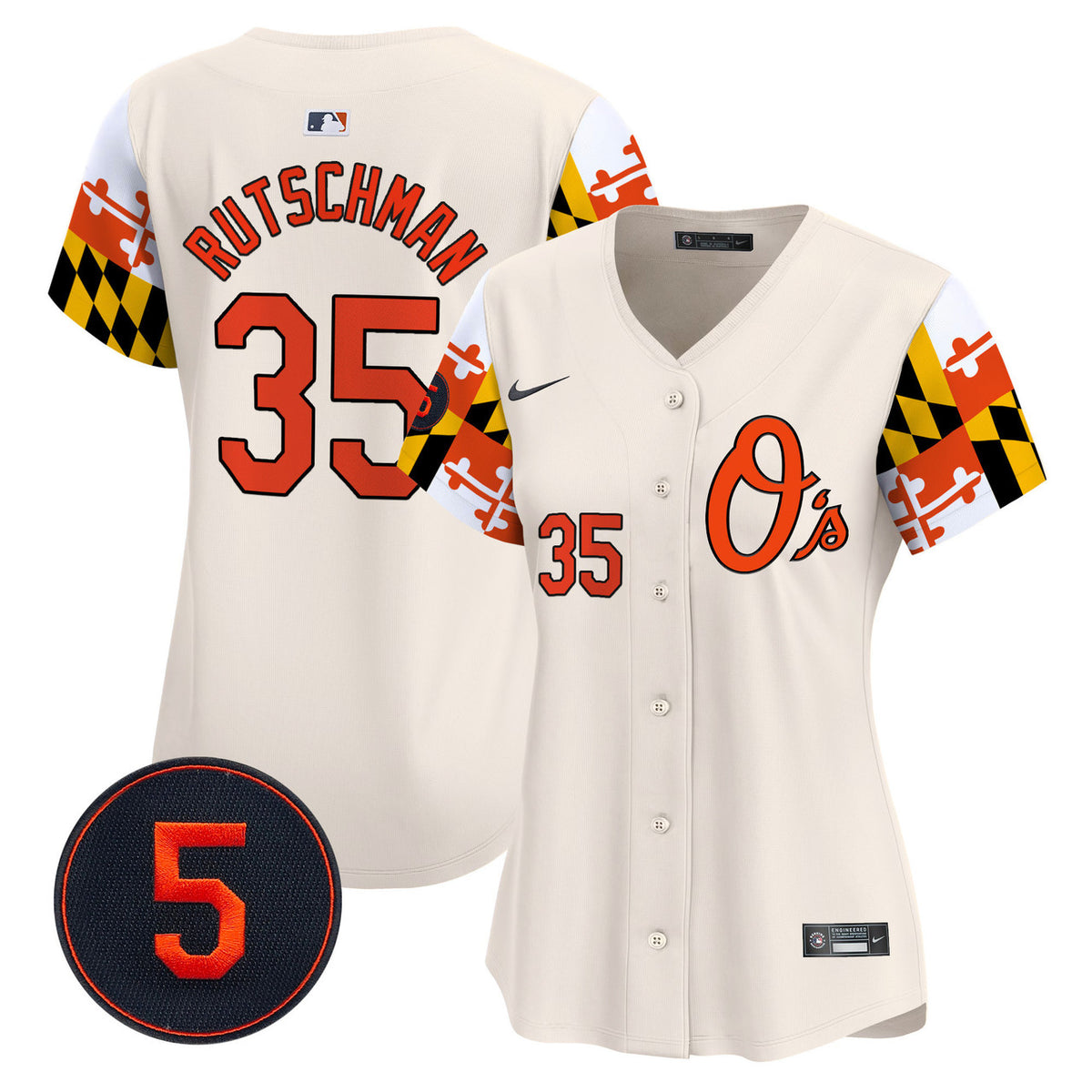 Robinson Patch Baltimore Orioles Women'S Vapor Premier V5 Limited Jersey