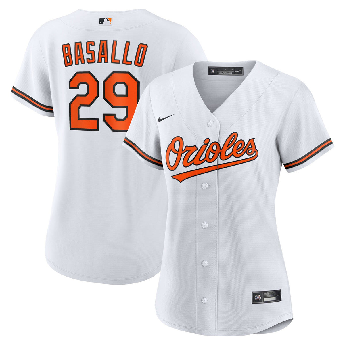 Samuel Basallo #7 Baltimore Orioles Nike Women'S Limited Player Jersey - White