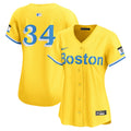 David Ortiz #34 Boston Red Sox Nike Women'S City Connect Limited Jersey - Gold