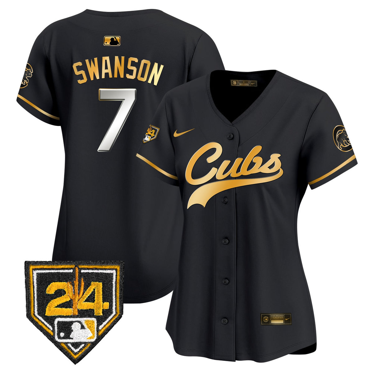 Chicago Cubs Women'S 2024 Spring Training Patch Vapor Premier Limited Jersey