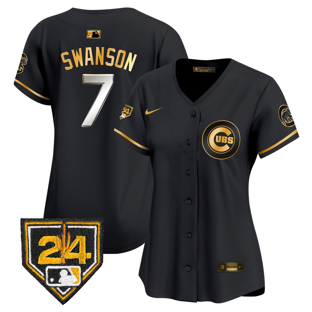 Chicago Cubs Women'S 2024 Spring Training Patch Vapor Premier V2 Limited Jersey