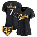 Jackie Robinson #42 Chicago Cubs Women'S Patch Vapor Premier Limited Jersey
