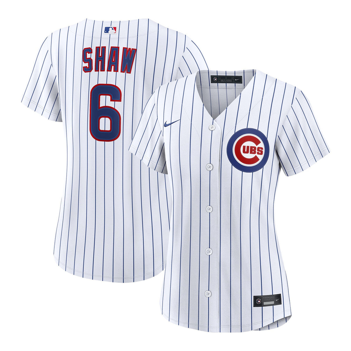 Matt Shaw #6 Chicago Cubs Nike Women'S Home Limited Jersey - White