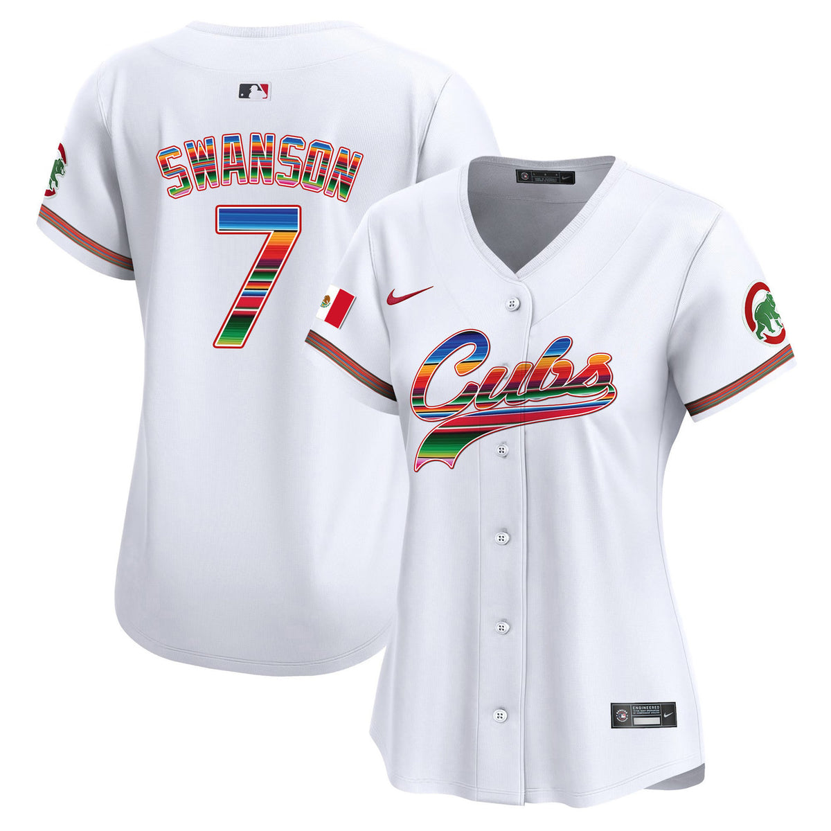 Chicago Cubs Women'S Mexico Vapor Premier V2 Limited Jersey