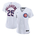 Chicago Cubs Nike Women'S Mois����S Ballesteros Home Limited Jersey - White
