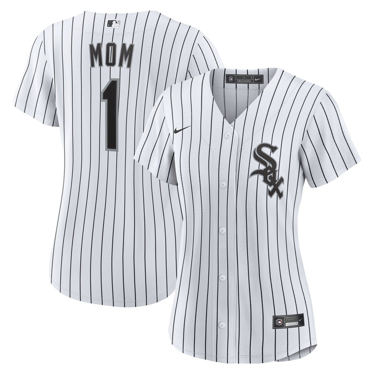 Chicago White Sox #1 Nike Women'S Mom Home Limited Jersey - White