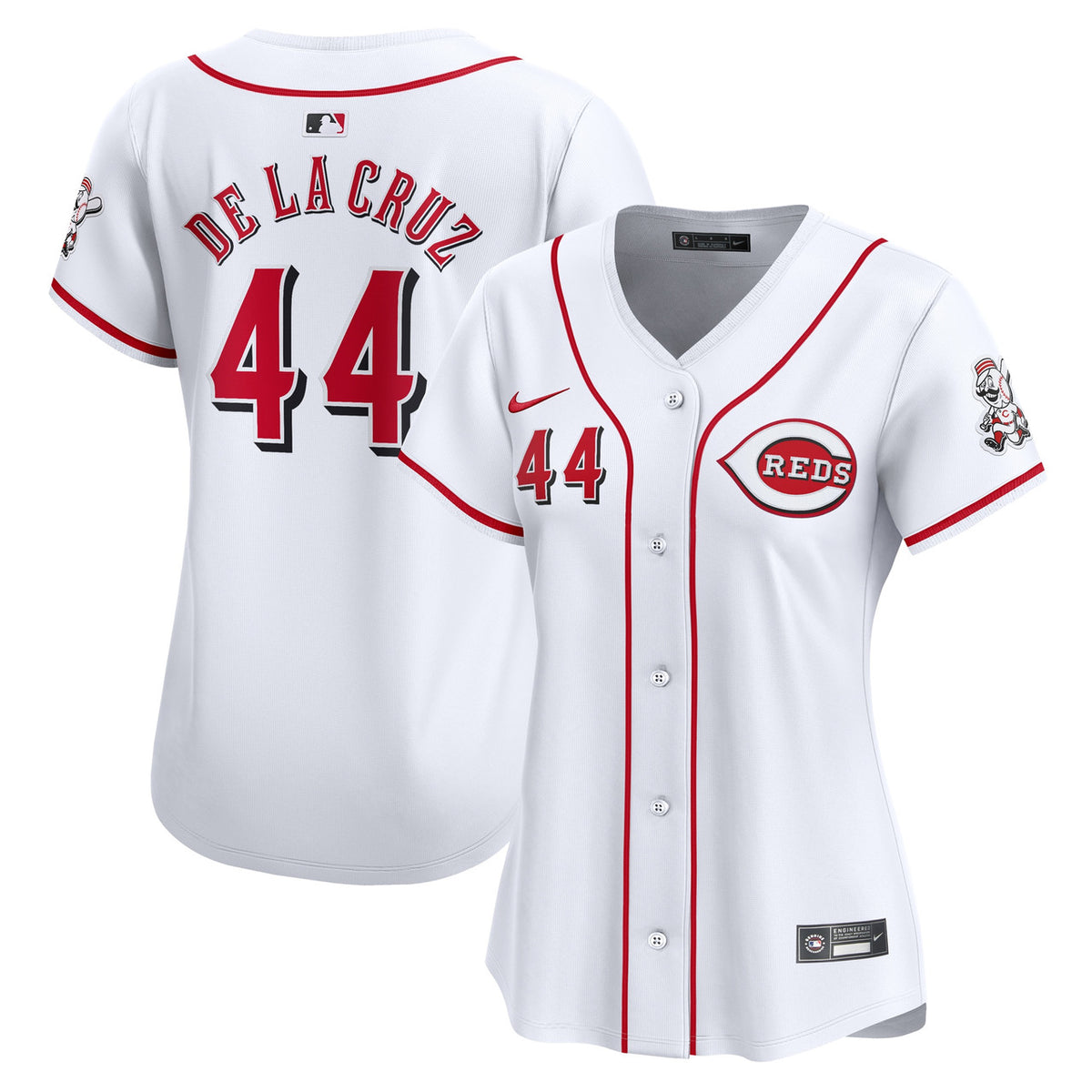Elly De Cincinnati Reds Nike Women'S La Cruz Home Limited Player Jersey - White