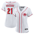 Hunter Greene #21 Cincinnati Reds Nike Women'S Home Limited Jersey - White