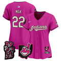 Cleveland Indians Women'S Mgk Patch Vapor Premier Limited Jersey