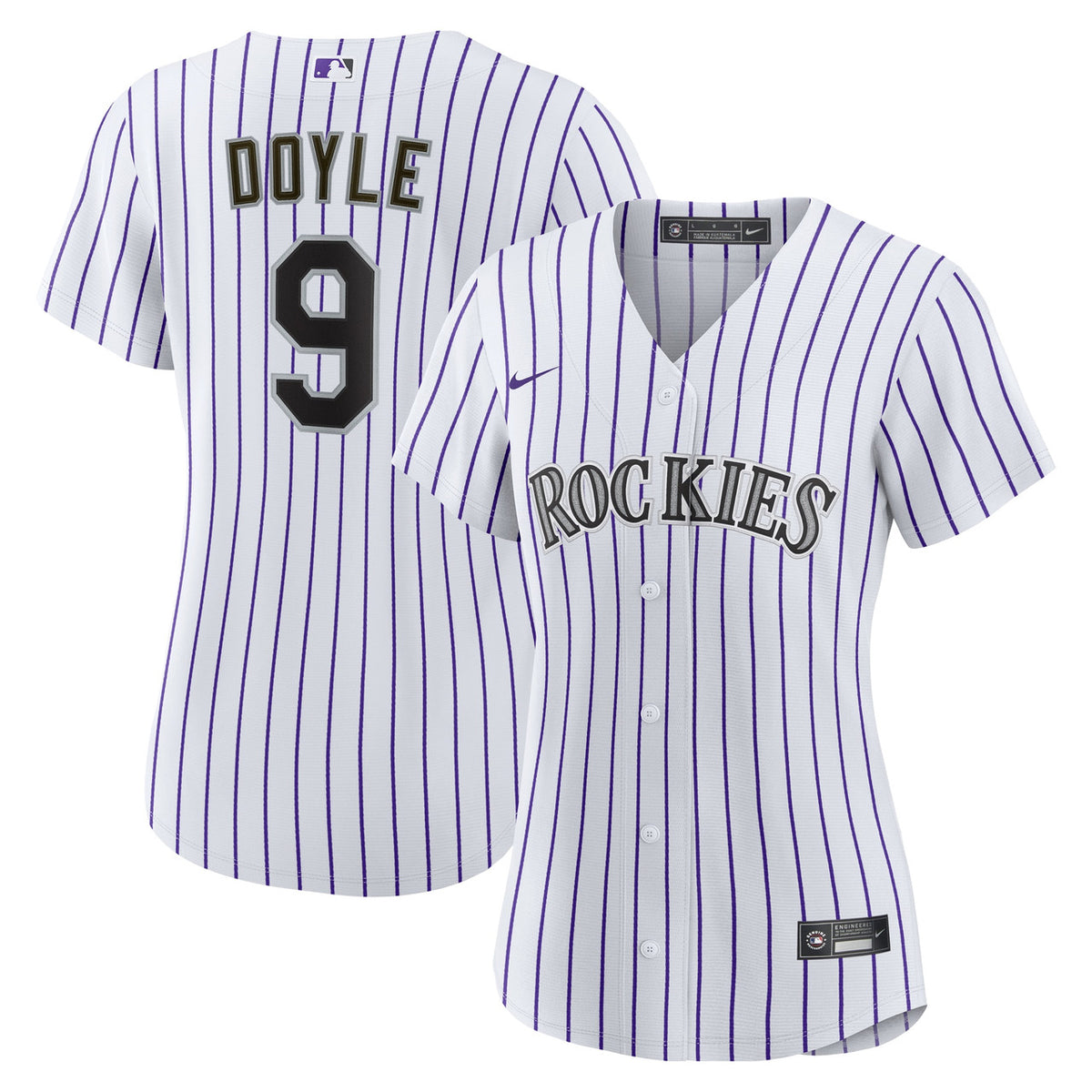 Brenton Doyle #9 Colorado Rockies Nike Women'S Home Limited Jersey - White