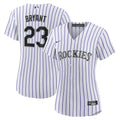 Kris Bryant #23 Colorado Rockies Nike Women'S Limited Player Jersey - White Purple