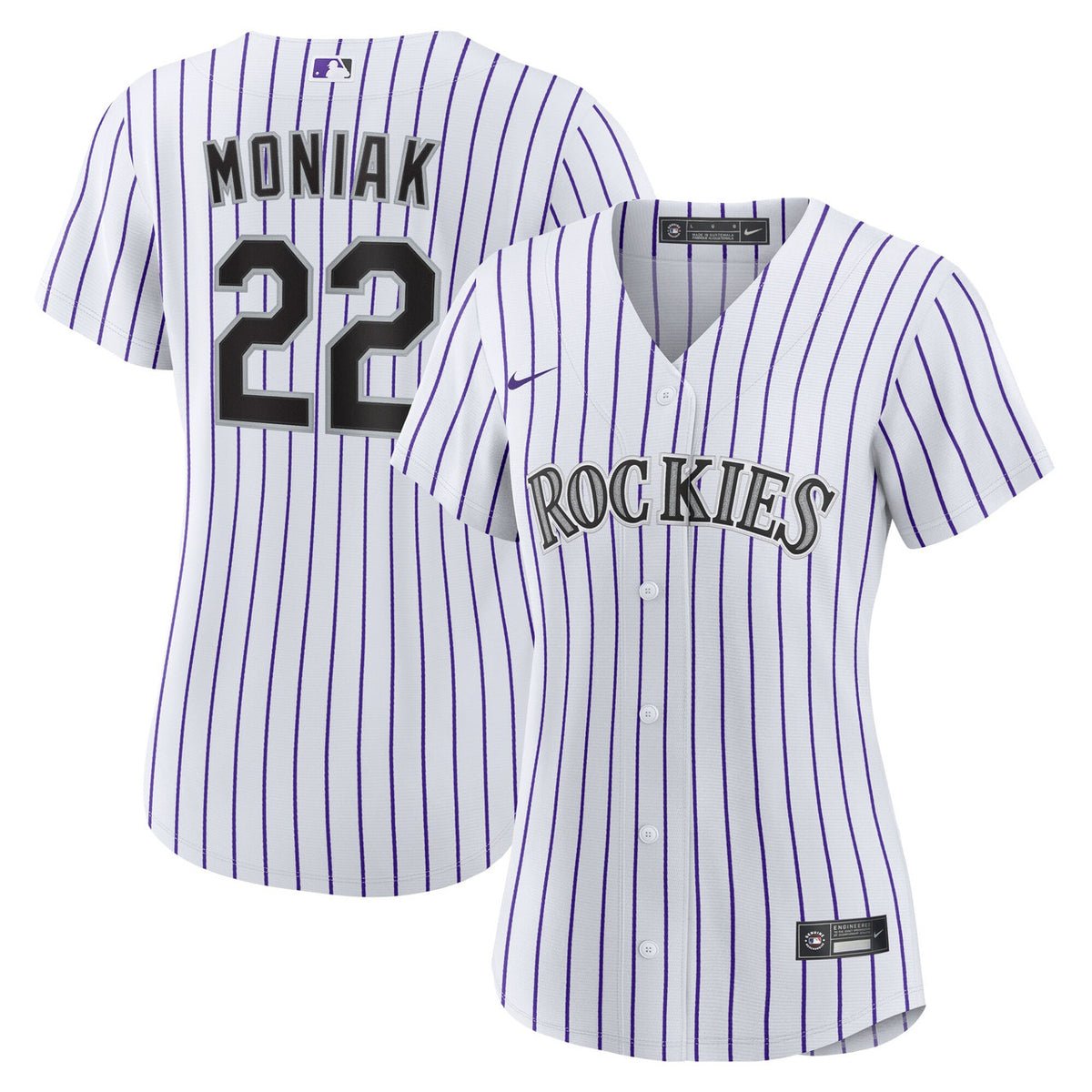 Mickey Moniak #22 Colorado Rockies Nike Women'S Home Limited Jersey - White