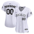 Colorado Rockies Nike Women'S Home Limited Custom Jersey - White