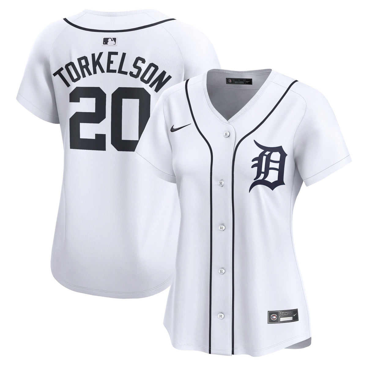 Spencer Torkelson #20 Detroit Tigers Nike Women'S Home Limited Player Jersey - White