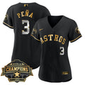 Houston Astros Women'S 2022 World Series Champions Patch Limited Jersey