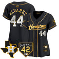 Jackie Robinson #42 Houston Astros Women'S 2024 Patch Vapor Premier Limited Jersey