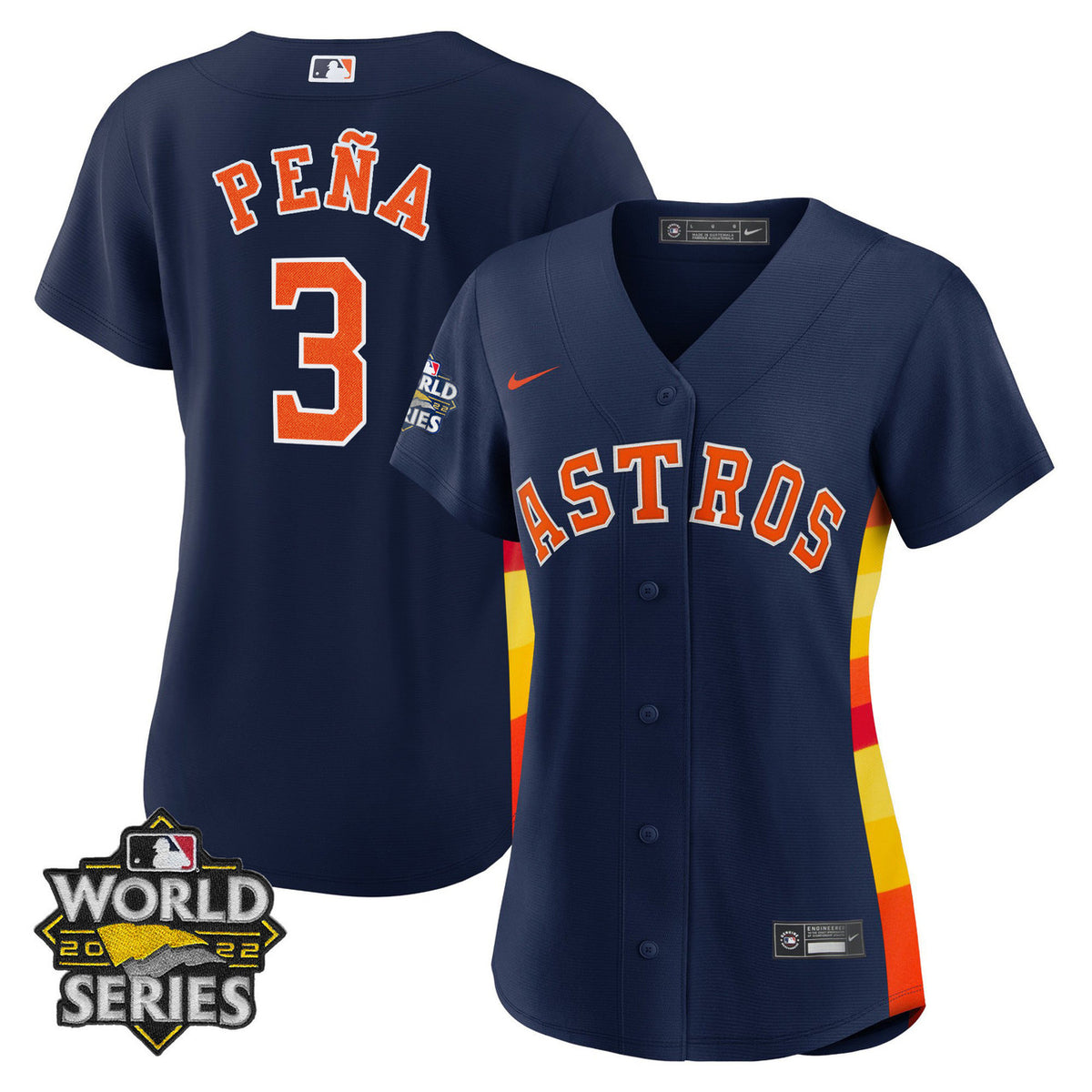 Houston Astros Women'S 2022 Alternate World Series Limited Player Jersey - Navy