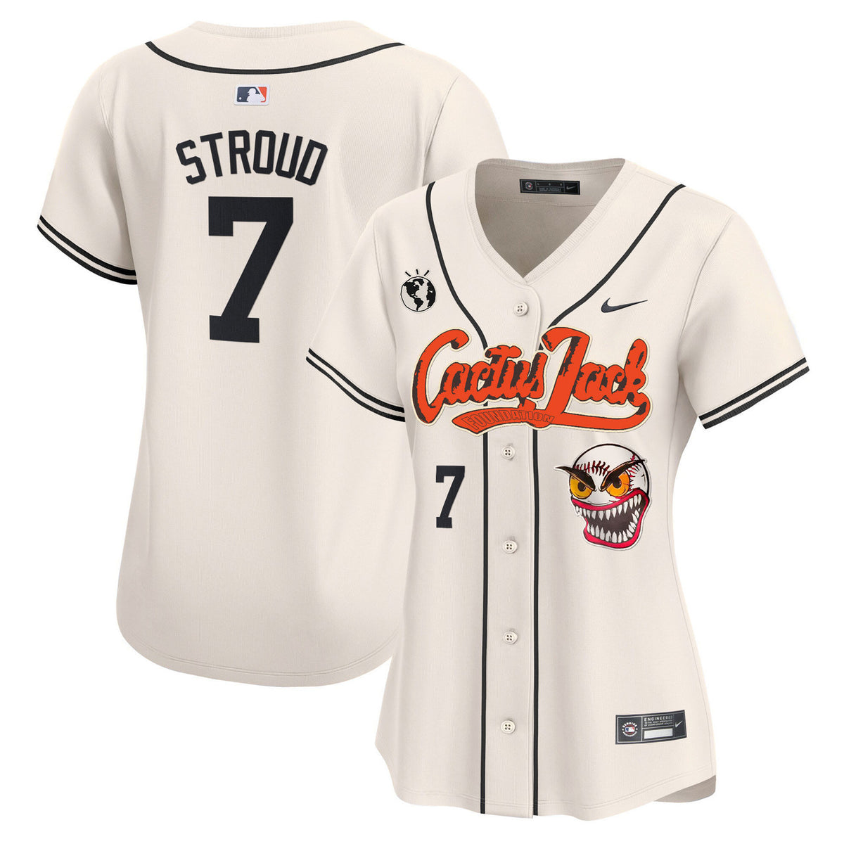 Houston Astros Women'S Cactus Jack Vapor Premier Limited Jersey