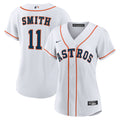Cam Smith #11 Houston Astros Nike Women'S Home Limited Jersey - White