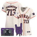 Dj Screw #71 Houston Astros Women'S Patch Vapor Premier Limited Jersey